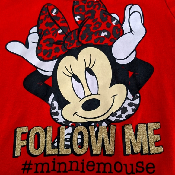 Disney Minnie Mouse Red Dress 3T - Picture 5 of 10